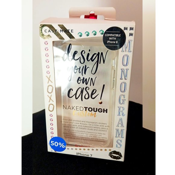 iPhone 7 Design Your Own Case Naked Tough Phone Case - Picture 2 of 9